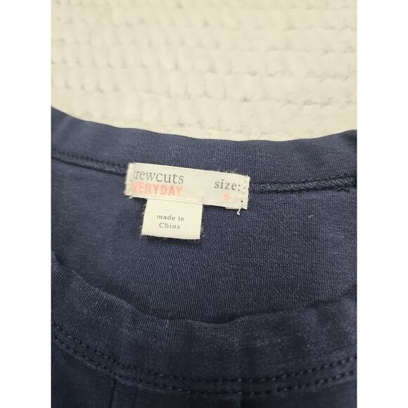 Crewcuts Jumper Dress Girls 6 Navy Blue Stretch - Picture 4 of 7